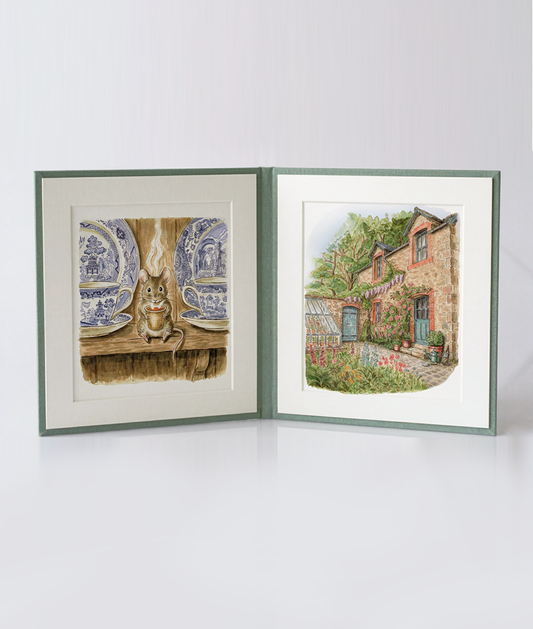 Limited Edition Collectors Presentation - Pip's Thimble & The Gardener's Cottage