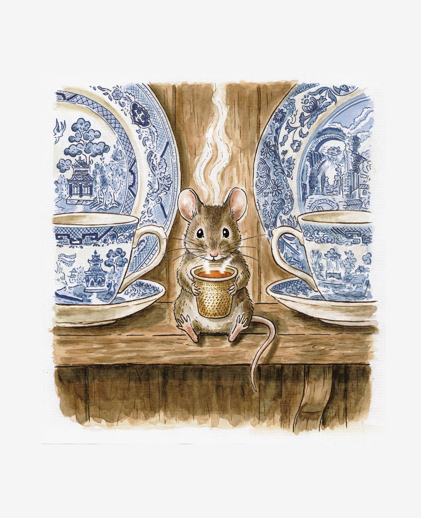 Limited Edition Collectors Presentation - PIP and his Cup of Tea & The Gardener's Cottage