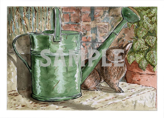 Bunny and the Watering Can
