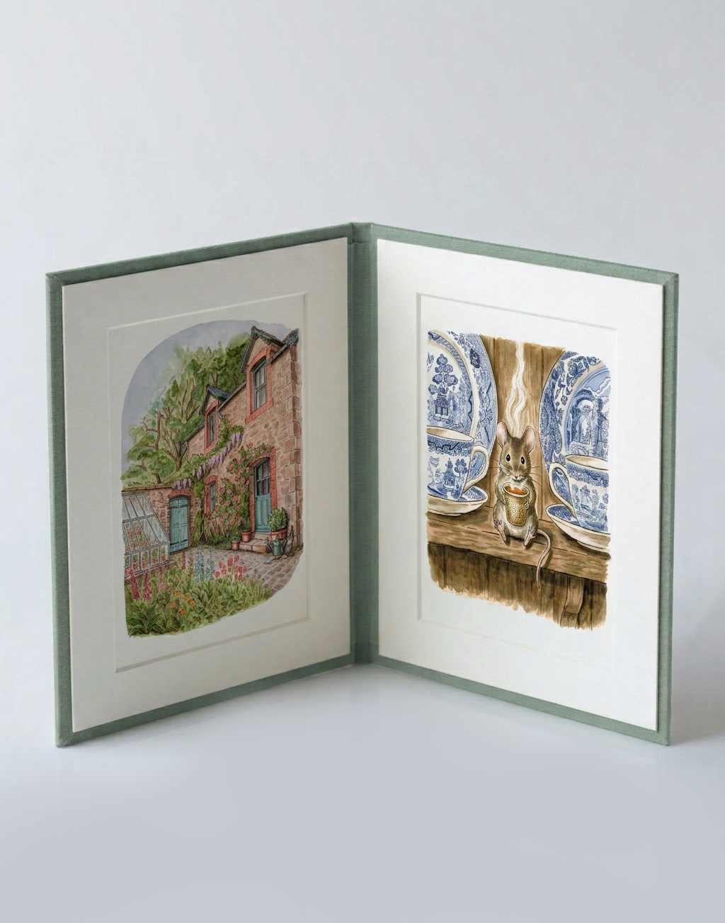 Limited Edition Collectors Presentation - PIP and his Cup of Tea & The Gardener's Cottage