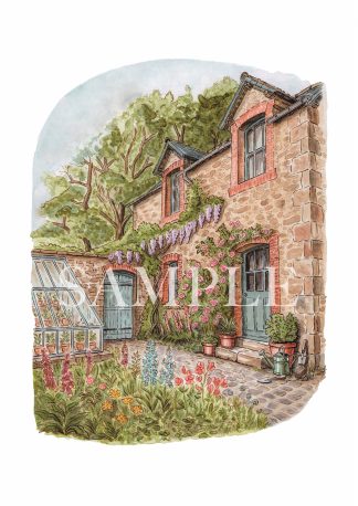 The Gardeners Cottage - Signed Print