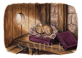 Pip Sleeping - Signed Print.